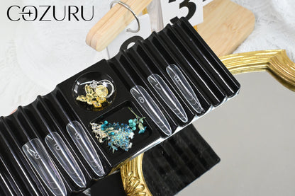COZURU Portable Nail Tool Tray – Multifunctional Organizer for Nail Artists