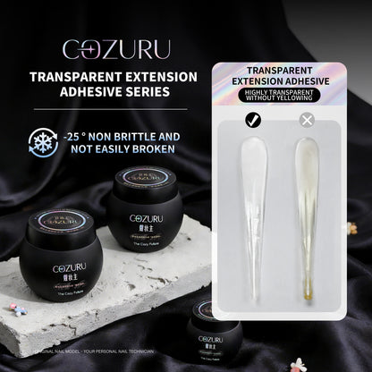 COZURU Transparent Builder Gel – Non-Yellowing UV/LED Extension Gel